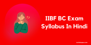 IIBF bc exam syllabus details